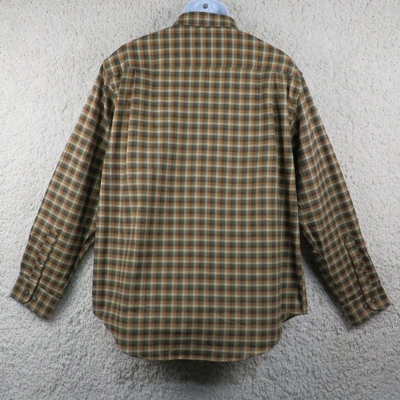 St. John's Bay* Men's Long Sleeve Button Down Curved Hem Pocket Shirt~Size Large - Picture 2 of 11